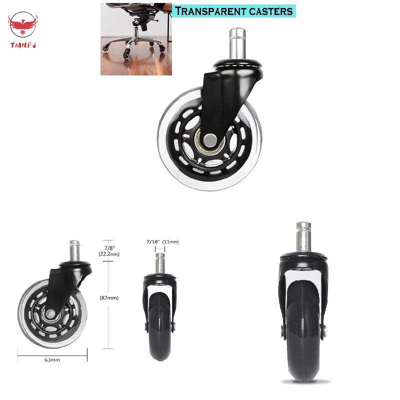 Bánh Xe Lăn Thay Thế 2.5Inch Thông Dụng Cho Ghế Xoay Nhà Ở / Văn Phòng