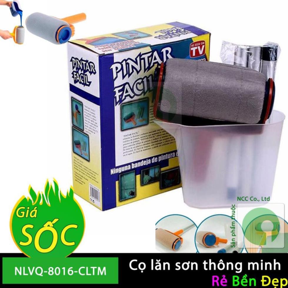 Cây chổi Cọ lăn sơn thông minh bằng nỉ cao cấp - NLVQ-8016-CLTM