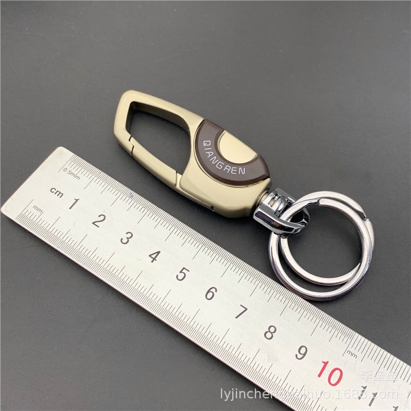 Móc khóa ô tô,xe máy Qiangren hợp kim cao cấp T4366
