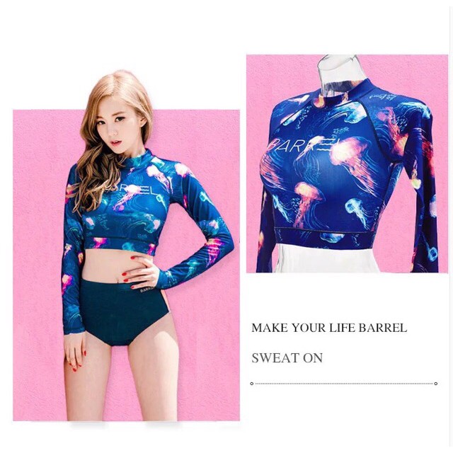 Đồ bơi bikini dài tay phong cách Hàn quốc | BigBuy360 - bigbuy360.vn