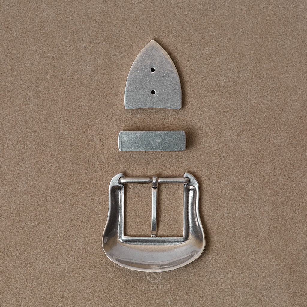 Mặt dây lưng Nam Nữ màu Bạc, mã MDL102, size 38mm, chất liệu hợp kim cao cấp mạ Bạc, mặt thắt lưng nam