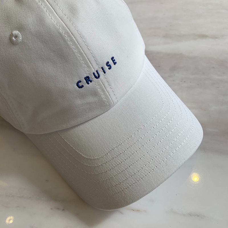 Mũ Lưỡi Trai Unisex Thêu Chữ Chất Liệu Cotton Mềm Thoáng Khí