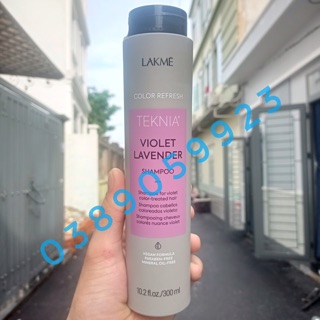 Dầu gội cho tóc nhuộm tím Lakme Teknia Refresh Violet Lavender Chính hãng