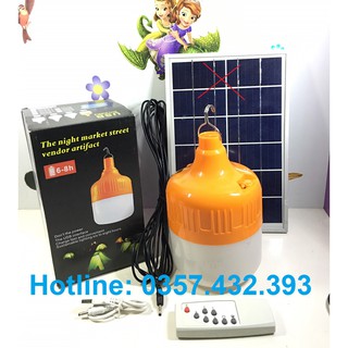 Sale sốc - đèn búp tích điện 100w có điều khiển từ xa