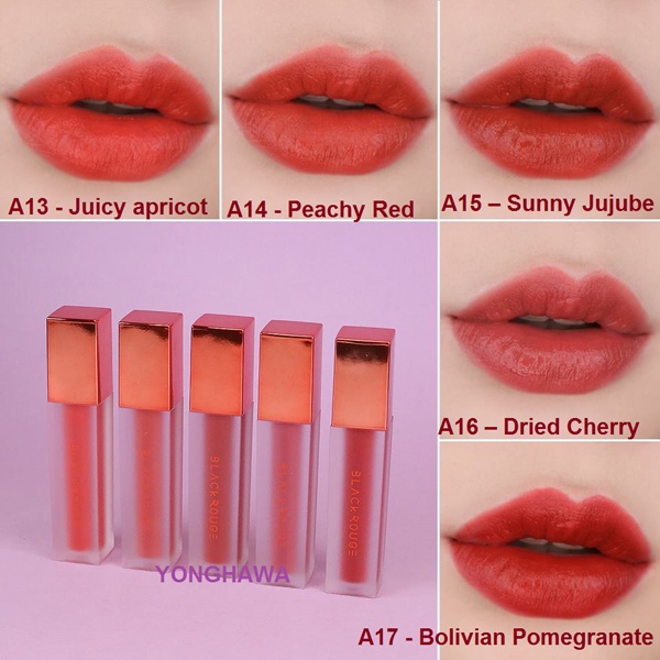 Son kem Black Rouge Air Fit Vel.vet Tint lì mịn đủ màu 01-37 - CHÍNH HÃNG HONG'S BEAUTY | BigBuy360 - bigbuy360.vn