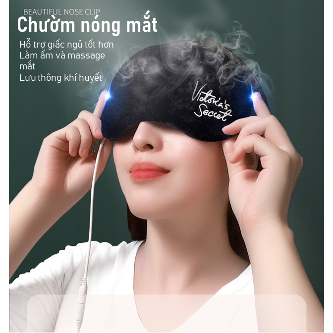 Chườm mắt nóng điện cáp USB hỗ trợ làm ấm và giảm mệt mỏi cho mắt