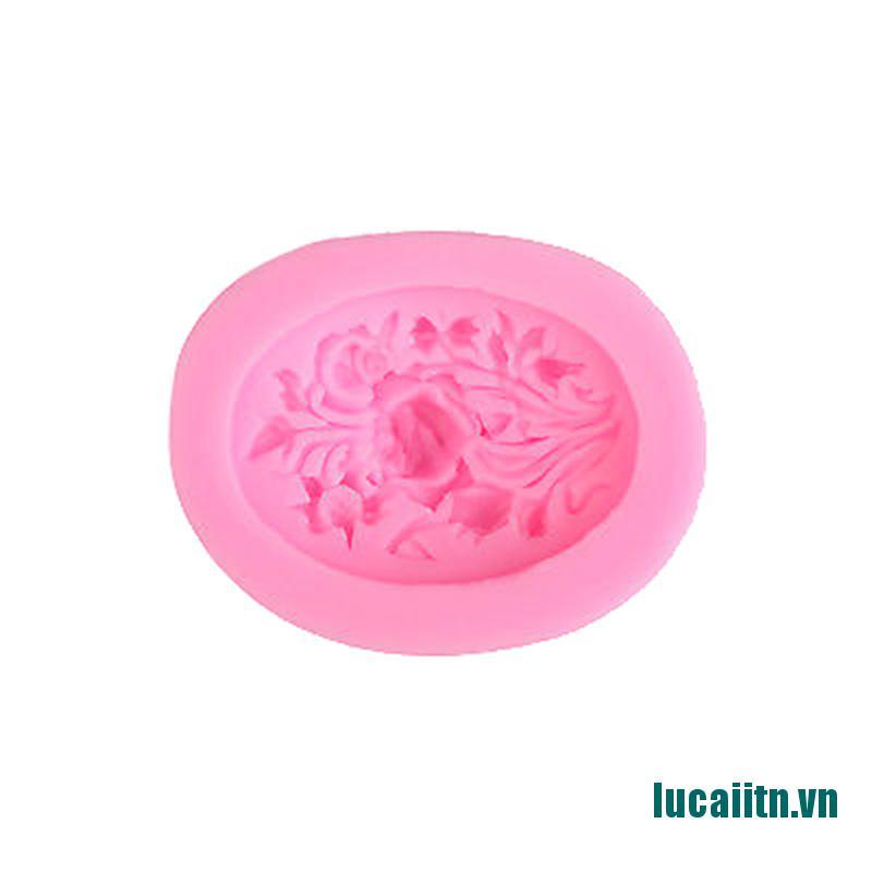 hot&Rose Flower Silicone Fondant Mold Cake Decor Chocolate Sugarcraft Baking Mould