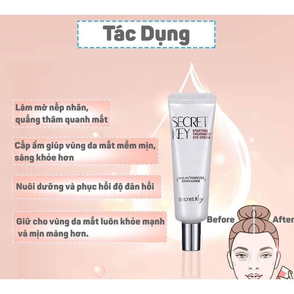 Kem Dưỡng Mắt Secret Key Starting Treatment Rose Facial Eye Cream