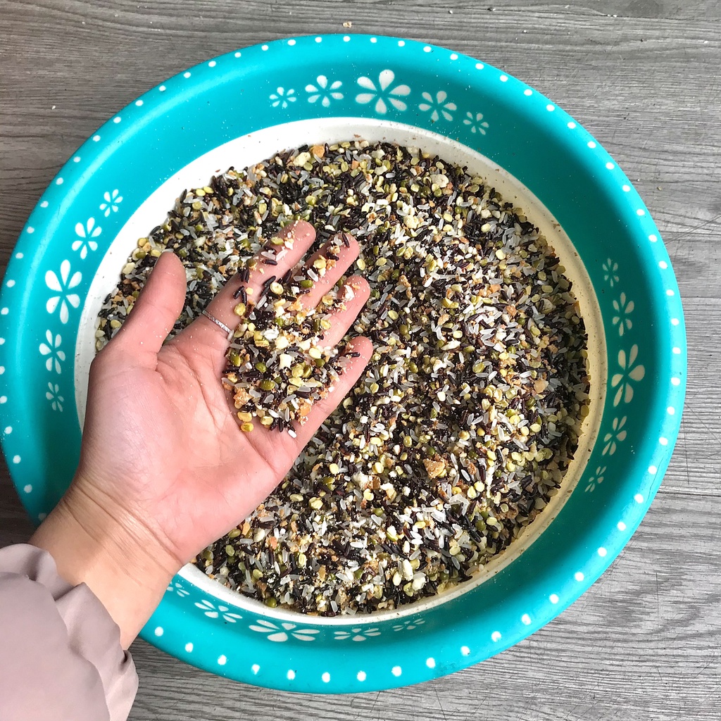 Bỏng gạo lứt giảm cân không đường siêu ngon phù hợp chế độ ăn kiêng túi 150gam