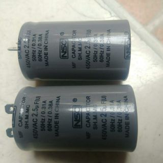 Tụ 2,5uf 450v giá 2 chiec