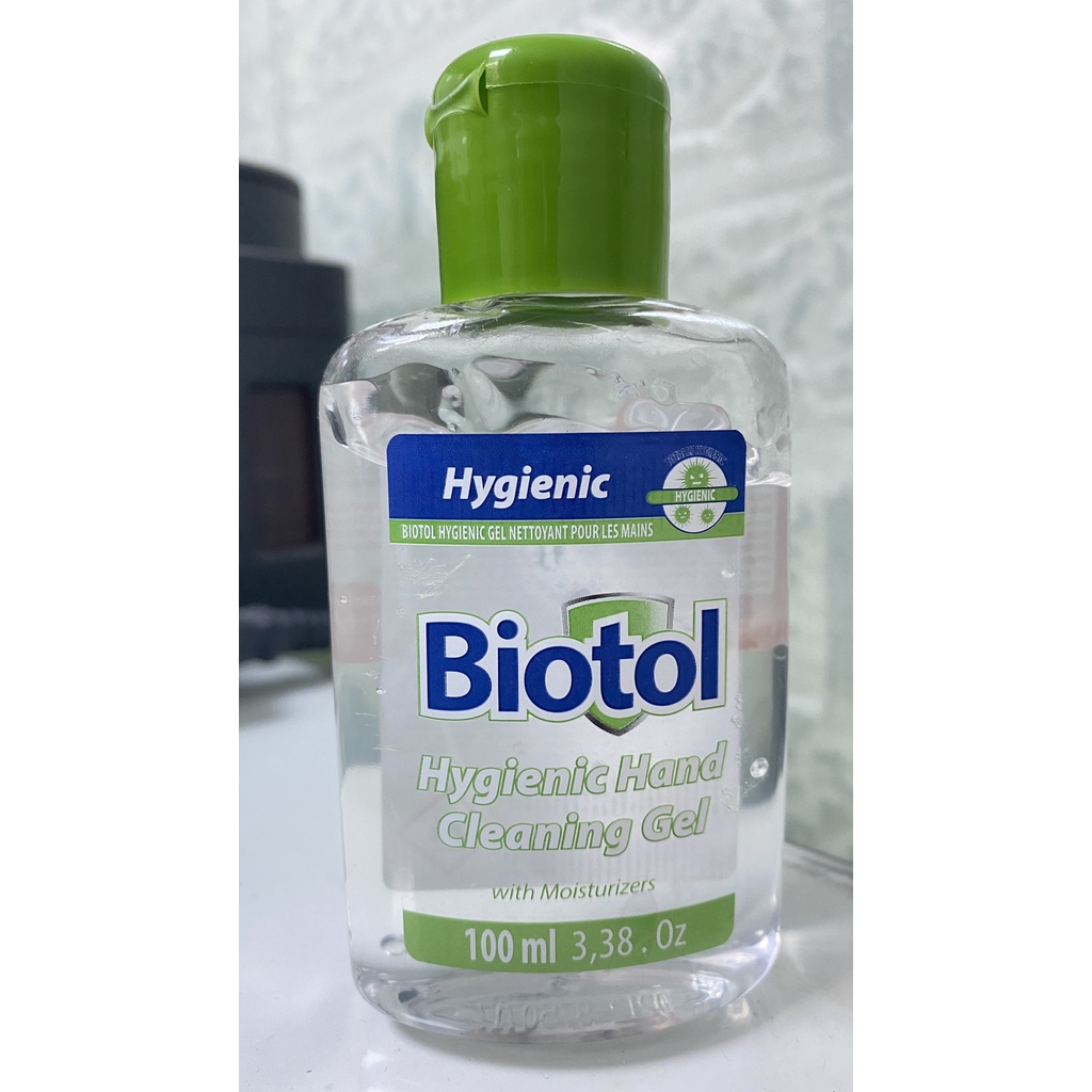 Gel rửa tay khô không dùng nước ,làm sạch vệ sinh sạch sẽ. Biotol Hygienic 100ml