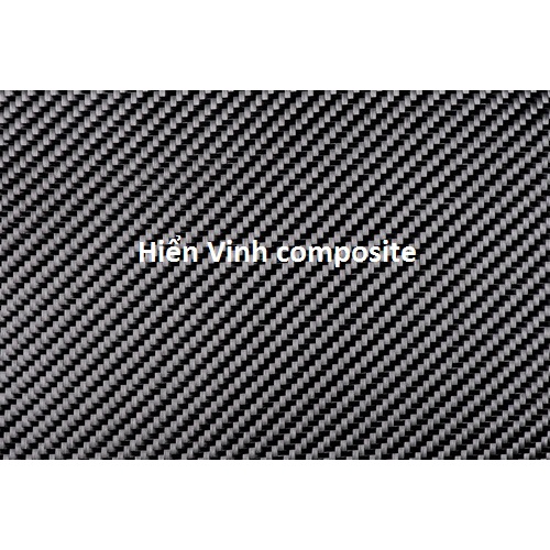 Vải carbon 3k, 200g/m2, twill  1m x 1m