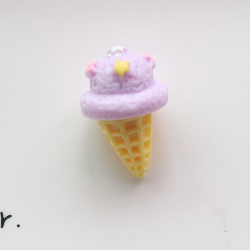 Set 5 Dây Buộc Tóc Hình Que Kem 3D Dễ Thương