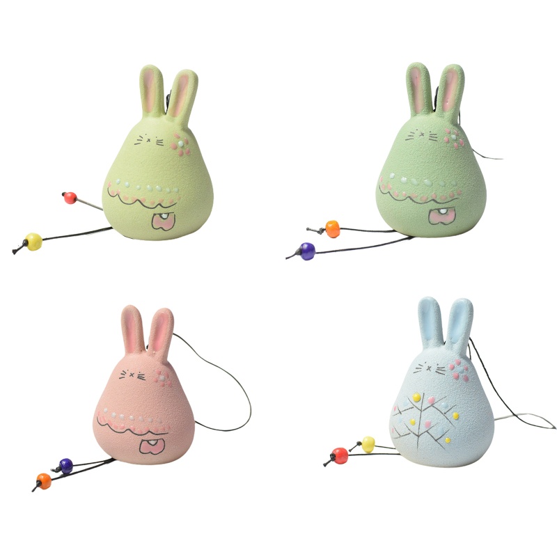 Chuông Gió Đồ Chơi Mini Hình Thỏ Sáng Tạo Cho Trẻ Em Và Người Lớn