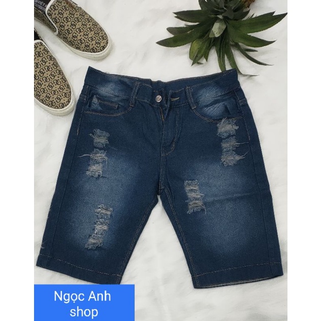 Quần lửng nam vải jean bao đẹp