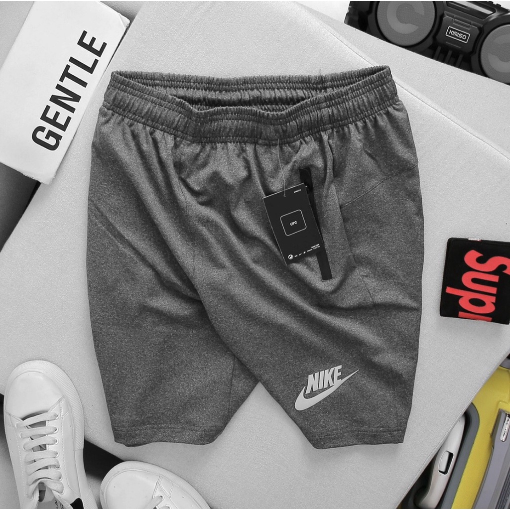 Quần Short Thể Thao Nam 2023 mặc nhà trơn body vải thun co giãn 4 chiều shopthethaokute