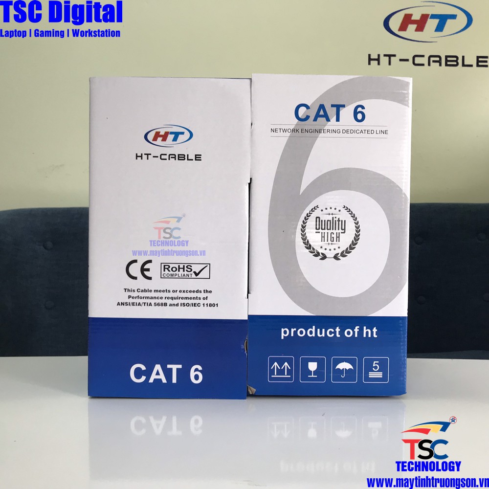 Dây Mạng HT-CABLE LB-LINK Cat6E Cat5E UTP | Cuộn 305m