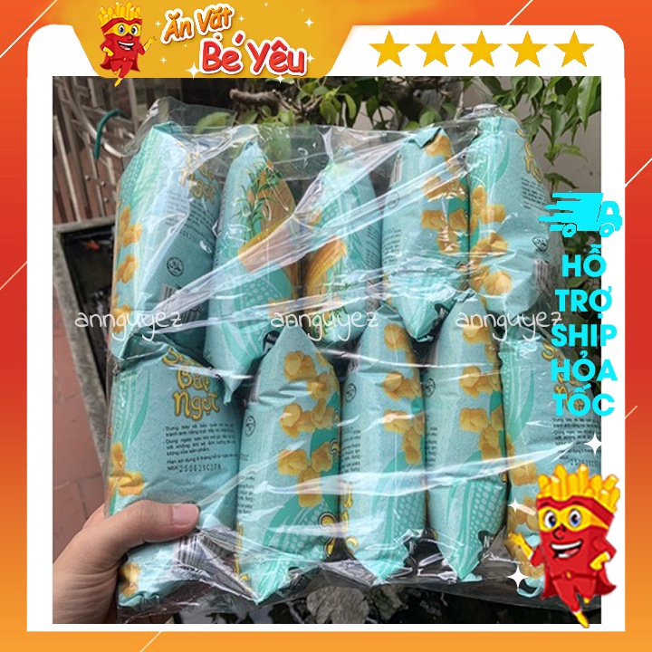 Bim bim Oishi snack bắp ngọt (bịch 10 gói 15g)