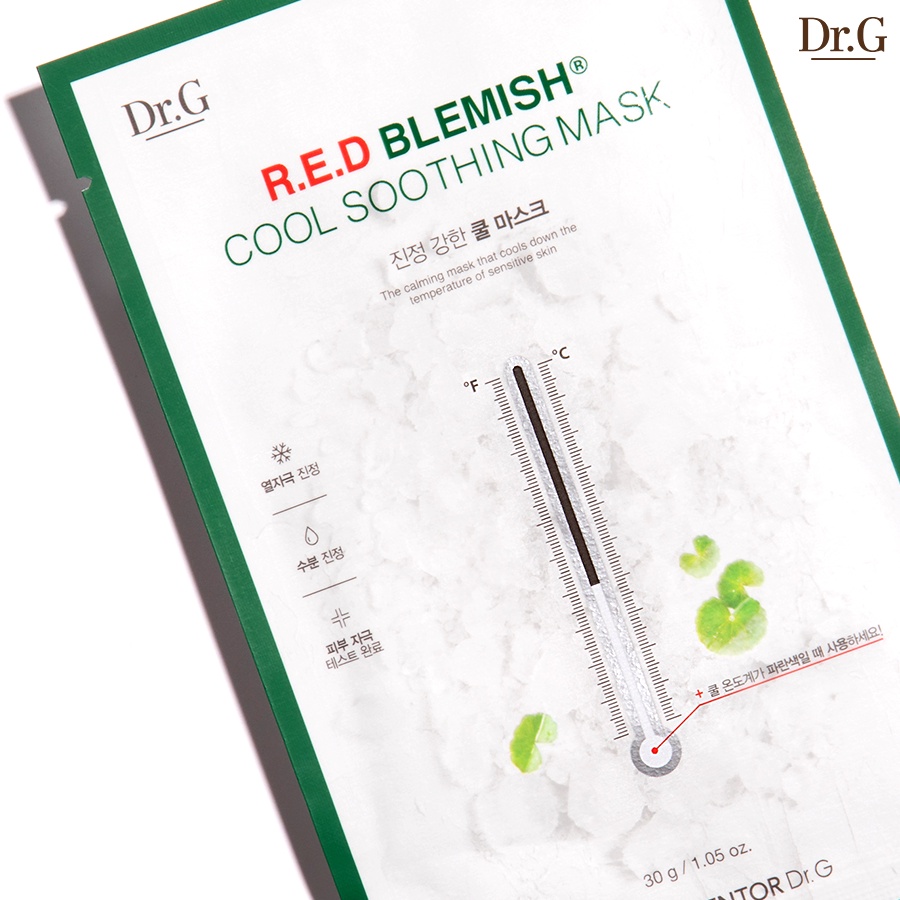 Dr.G Mặt nạ giấy R.E.D Blemish Cool Soothing Mask 30g