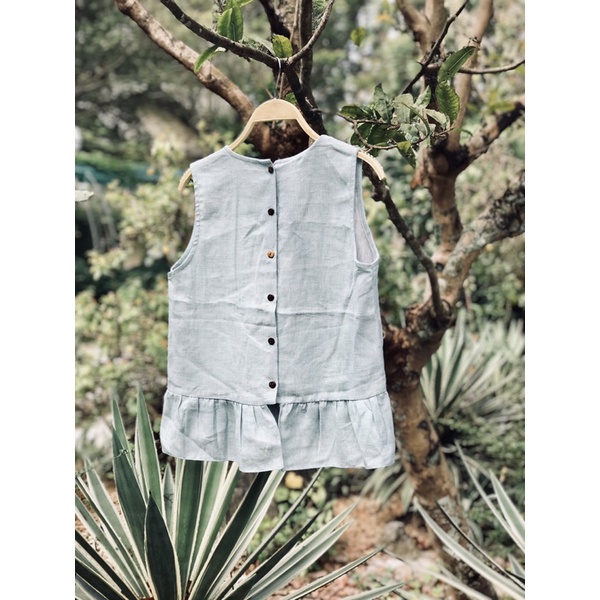 Áo sát nách Linen nữ - Nhà Của Moon