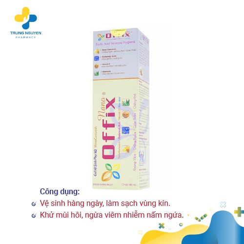 Gel vệ sinh phụ nữ Offix Nano (Chai 100ml & 180ml)