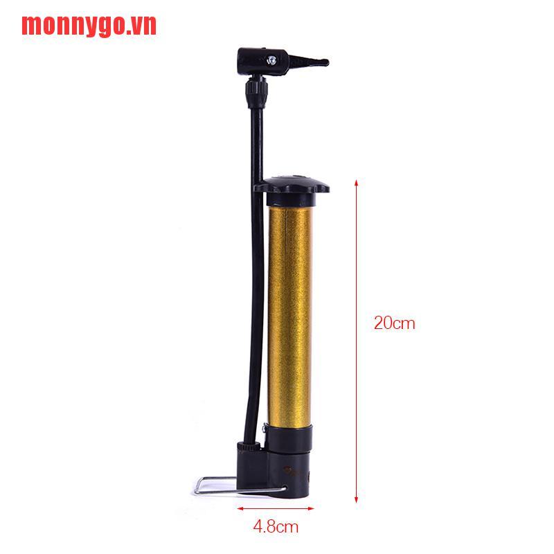 [monnygo]Football Basketball Bicycle Metal Pump Inflator Mini High Pressure