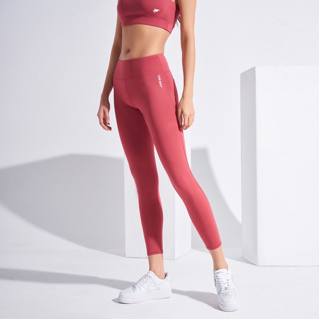 Quần tập gym yoga legging nữ cạp cao WLF651 Eco-friend, nâng mông tôn dáng, vải thấm hút khô thoáng