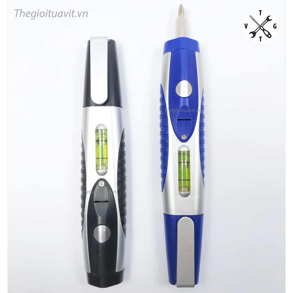 Tua vít bút NIVO 4 in 1 có đèn LED siêu sáng, tiện lợi, dễ dàng mang theo