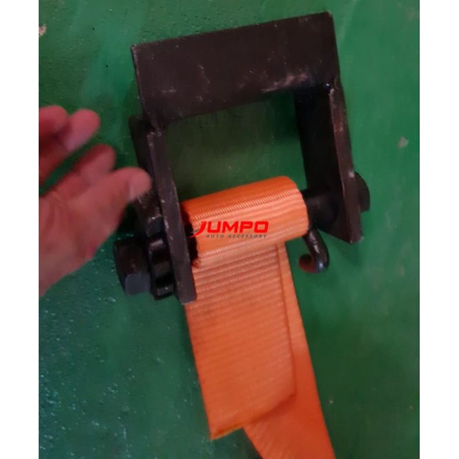 Tăng đơ dây đai vải xe tải container. Dây tăng đơ vải chằng hàng hóa bản 75mm. Siết hàng chặt, tháo ra dễ dàng