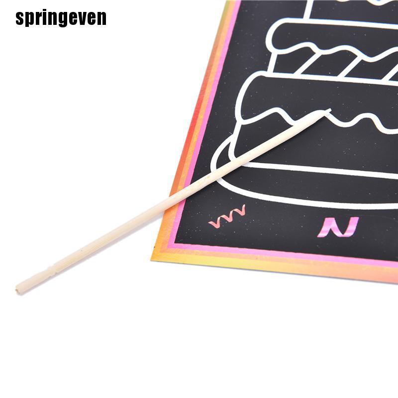 Bộ 10 Tranh Cạo Size Nhỏ 9x12cm Cho Bé [random style]