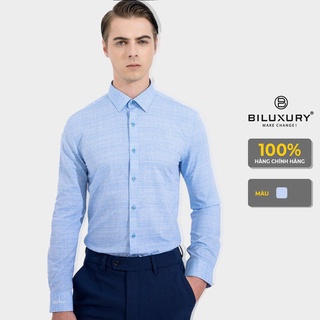 Áo sơ mi nam dài tay BILUXURY kiểu dáng trang nhã thời thượng 4SMDH004XAH