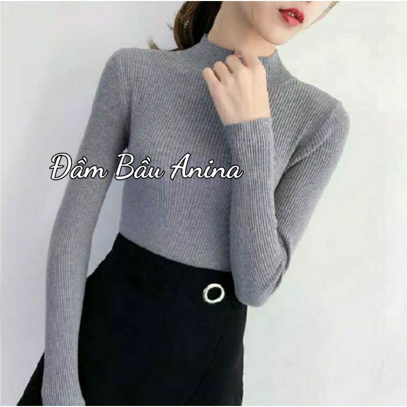 Áo len cổ 3 phân thời trang siêu xinh loại đẹp AL125