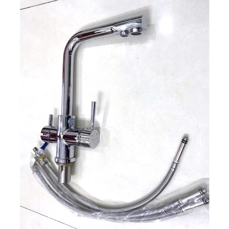 🌾🌹🍀🍀vòi rửa bát 3 đường nước.vòi rửa bát đồng nóng lạnh