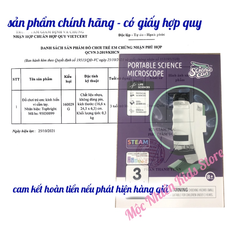 Kính hiển vi cầm tay bỏ túi chính hãng topbright - ảnh sản phẩm 7