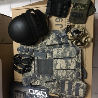 Giáp PUBG 3 màu ACU, Đen và Cát sa mạc