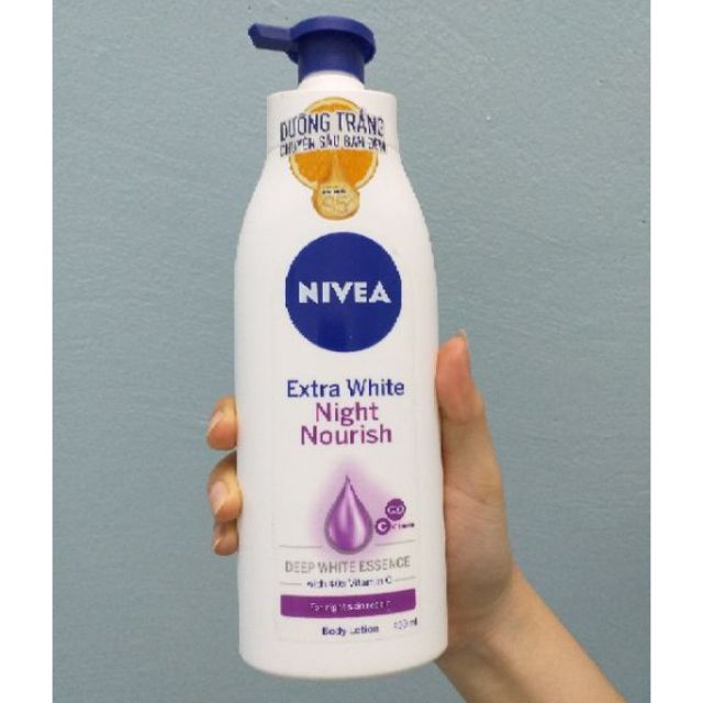 Sữa dưỡng thể trắng da nivea ban đêm(400ml) | BigBuy360 - bigbuy360.vn