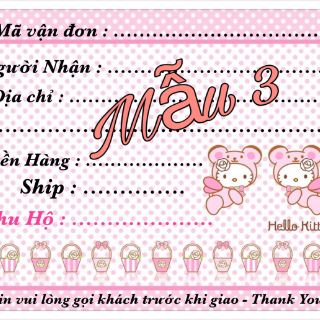 Decal giấy dán thông tin cho shoo