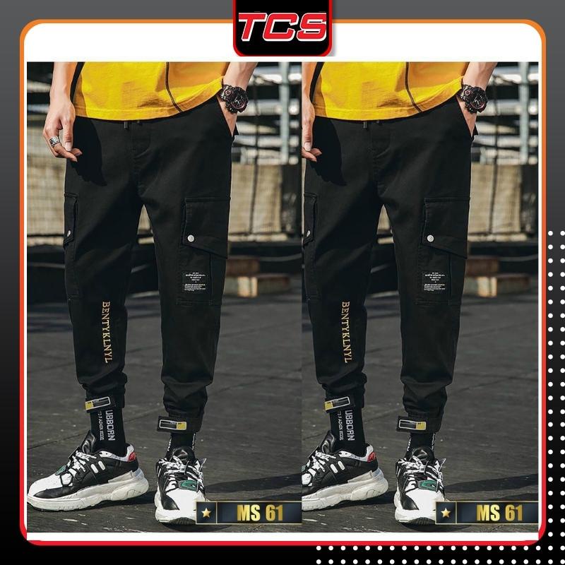 Quần jogger nam kaki túi hộp thời trang TCS, quần nam kaki ống rộng phong cách ulzzang-Q105