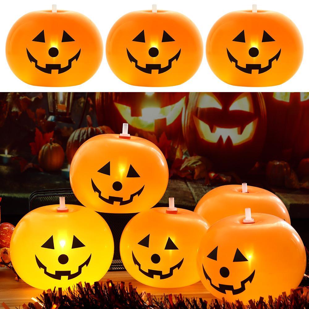 GOGOUP Set 5 Bong Bóng Cao Su Có Đèn Led Trang Trí Tiệc