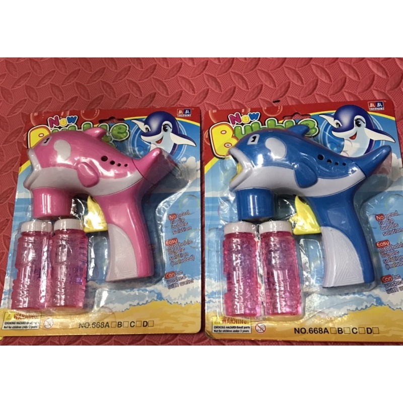 Súng Bắn Bong Bóng hình Cá heo cho Bé-Trò chơi giải trí cực kỳ đáng yêu