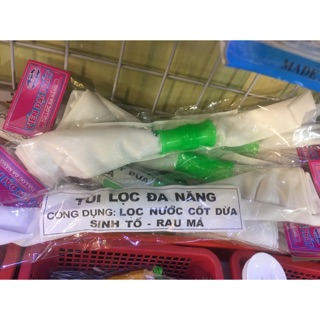 túi lọc dừa