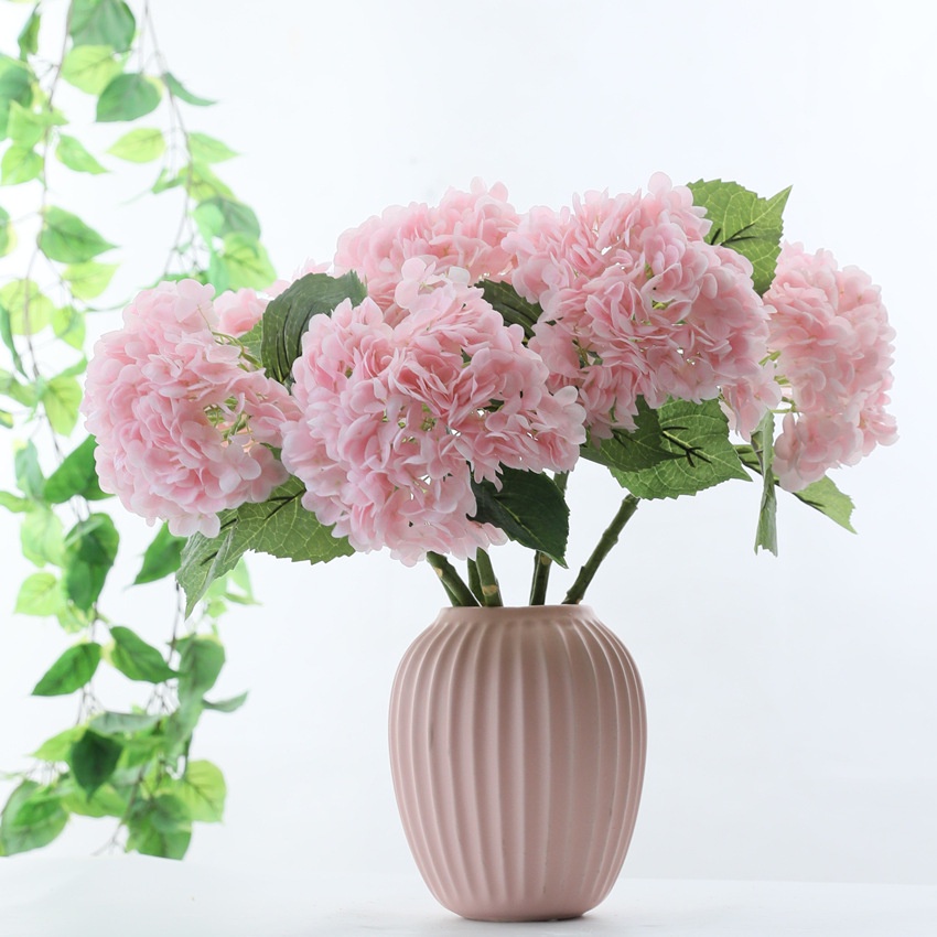 Bó 27 Cánh Hoa Cẩm Tú Cầu Giả Bằng Lụa Dùng Trang Trí Tiệc Cưới