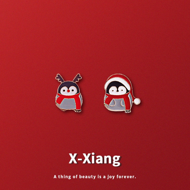 Ghim Cài Áo Hình Chim Cánh Cụt Dễ Thương