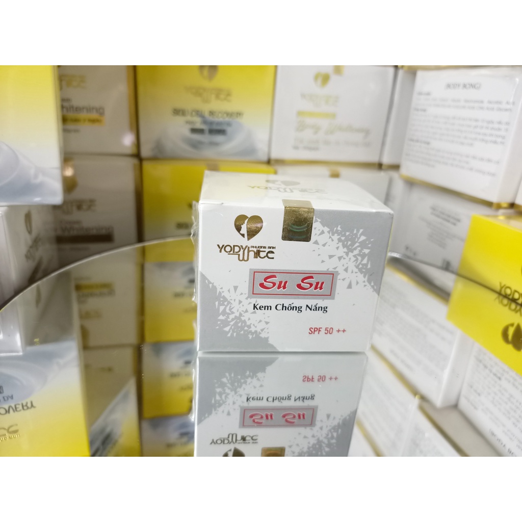 Combo Kem dưỡng ngày đêm Su Su và Su SKin Yody White Phương Anh