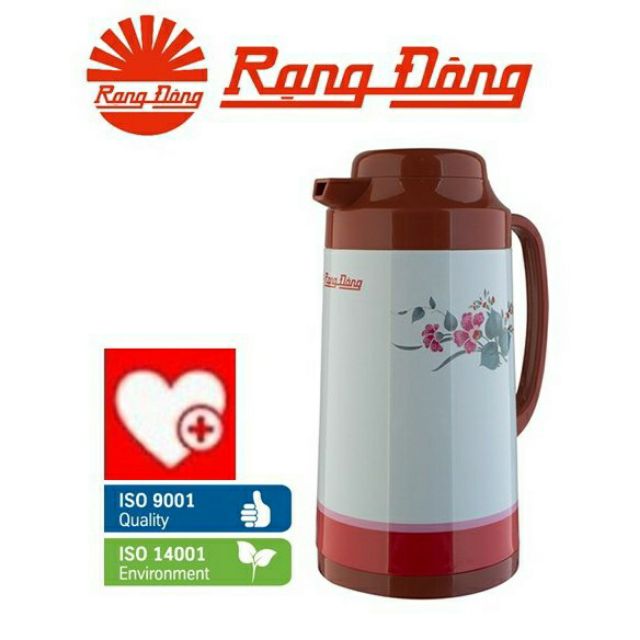 Bình thủy Rạng Đông 1L có nhấn nút 1040TS