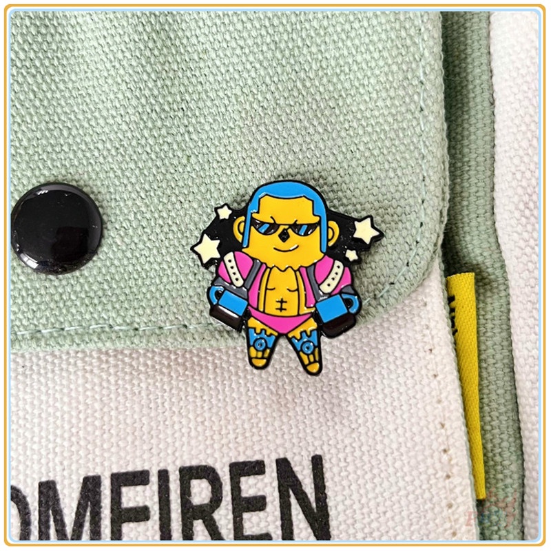 ♥ Trâm Cài Áo Hình Nhân Vật One Piece ♥ 1 Huy Hiệu Tráng Men Hình Hoạt Hình Anime Sáng Tạo Trang Trí Balo