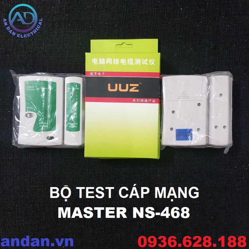 Bộ test cáp mạng MASTER NS 468, kiểm tra thử đường truyền RJ45 RJ11