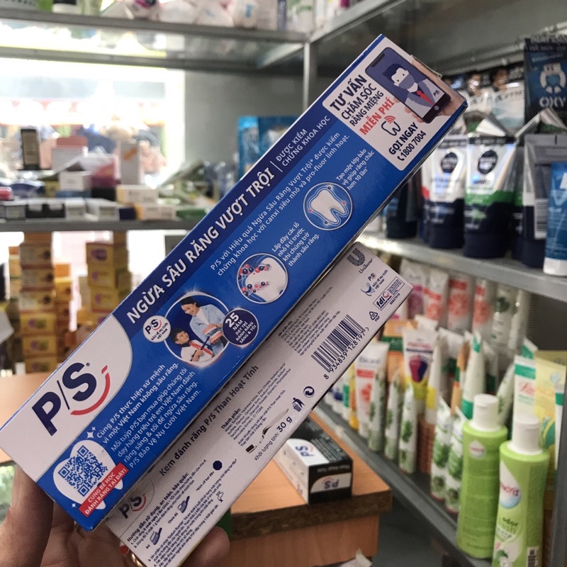 Kem đánh răng P/S Ngừa Sâu Răng Vượt Trội 180g(có tặng)