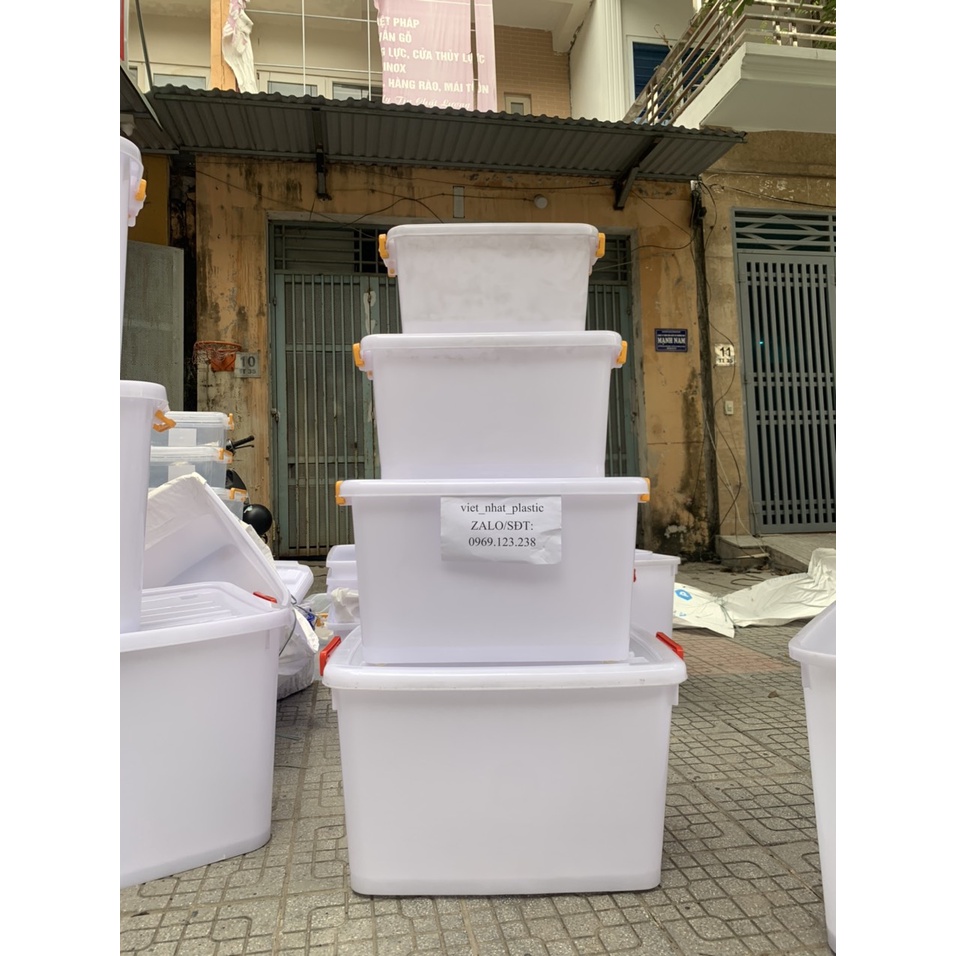 HOẢ TỐC 1H Thùng Nhựa Có Bánh Xe Duy Tân Các Cỡ 15L/30L/55L/90L/120L/140L/220L