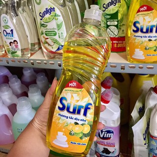 Nước Rửa Chén SURF Hương Tắc Dịu Nhẹ chai 750g